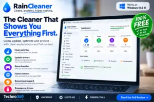 Rain Cleaner Review: Free Windows Cleaner That Hides Nothing | Free Download